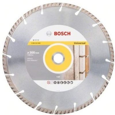 DISQUE DIAMANT UPE 300X 25,4 2608615069 Bosch BOSCH DISQUE DIAMANT UPE 300X 25,4 2608615069 - ABMAROC | Vente de matériel de bricolage, jardinage, électroportatif en ligne - Bricolage maroc