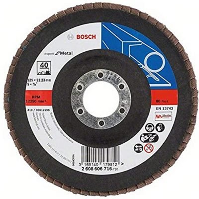 1 PLATEAU LAMELL METAL 125 G40 FIBRE BFM 2608606716 Abrasifs Plateaux et autres BOSCH 1 PLATEAU LAMELL METAL 125 G40 FIBRE BFM 2608606716 - ABMAROC | Vente de matériel de bricolage, jardinage, électroportatif en ligne - Bricolage maroc