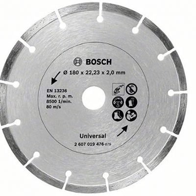 DISQUE DIAMANTE MATERIAUX 180MM 2607019476 Bosch BOSCH DISQUE DIAMANTE MATERIAUX 180MM 2607019476 - ABMAROC | Vente de matériel de bricolage, jardinage, électroportatif en ligne - Bricolage maroc