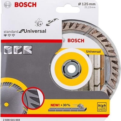 DISQUE DIAM UNIVERSEL 125X22,2 Std Universal NEW 2608615059 Bosch BOSCH DISQUE DIAM UNIVERSEL 125X22,2 Std Universal NEW 2608615059 - ABMAROC | Vente de matériel de bricolage, jardinage, électroportatif en ligne - Bricolage maroc