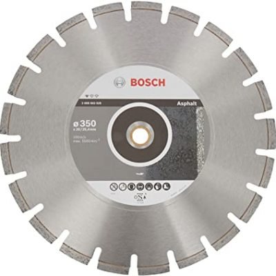 DISQUE DIAMANT ASPHALTE 350X20/25,4 2608602625 Bosch BOSCH DISQUE DIAMANT ASPHALTE 350X20/25,4 2608602625 - ABMAROC | Vente de matériel de bricolage, jardinage, électroportatif en ligne - Bricolage maroc