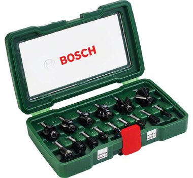 COFFRET DE FRAISE 15 PIECES D 8 2607019469 Accessoires menuiserie BOSCH COFFRET DE FRAISE 15 PIECES D 8 2607019469 - ABMAROC | Vente de matériel de bricolage, jardinage, électroportatif en ligne - Bricolage maroc