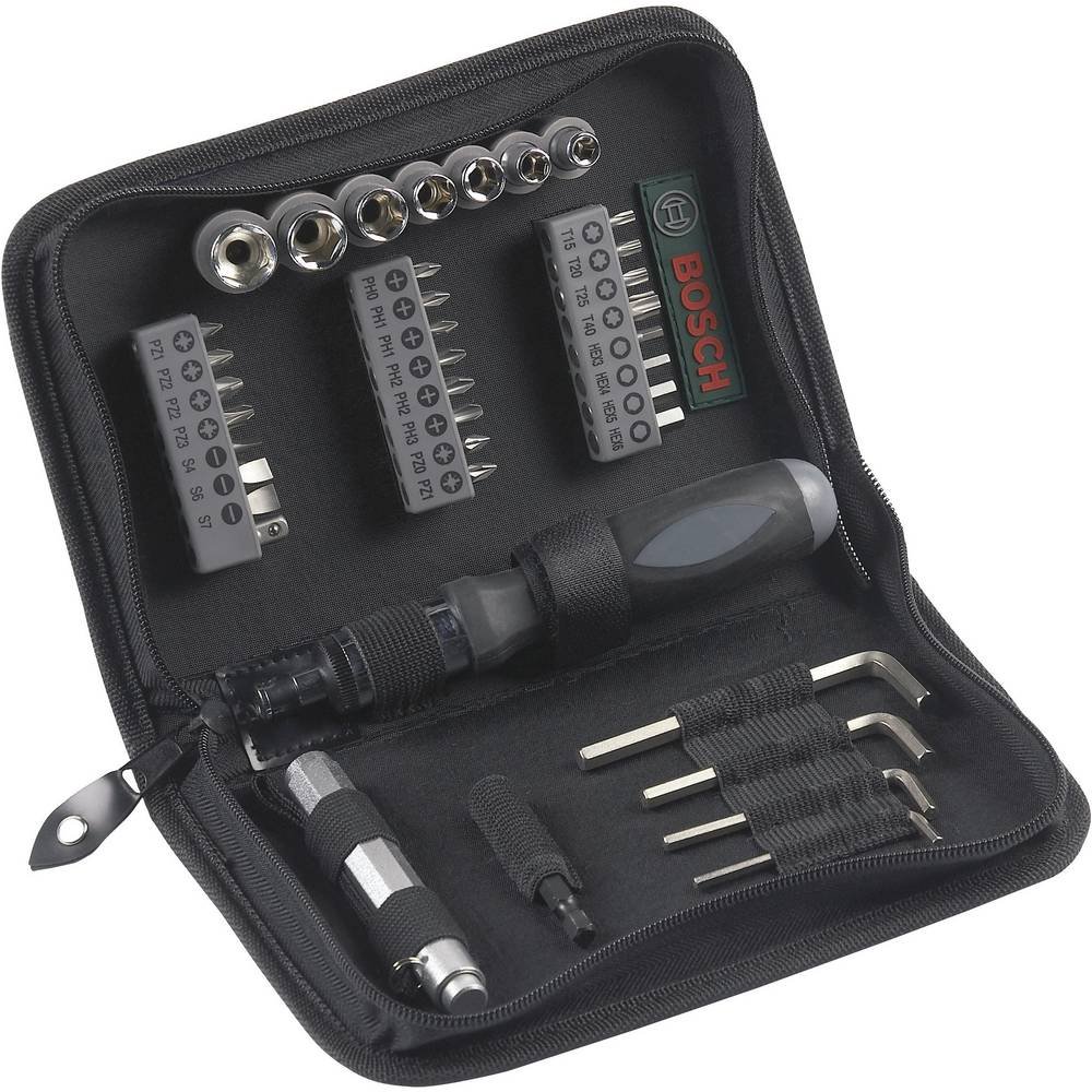 COFFRET PROMOLINE 38 PIECES 2607019506 Boîte à outils BOSCH COFFRET PROMOLINE 38 PIECES 2607019506 - ABMAROC | Vente de matériel de bricolage, jardinage, électroportatif en ligne - Bricolage maroc