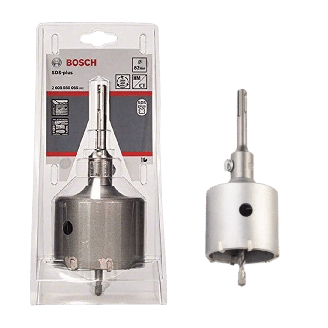 COURONNE TREPAN COMPLETE SDS PLUS 82X75 2608550065 Bosch BOSCH COURONNE TREPAN COMPLETE SDS PLUS 82X75 2608550065 - ABMAROC | Vente de matériel de bricolage, jardinage, électroportatif en ligne - Bricolage maroc