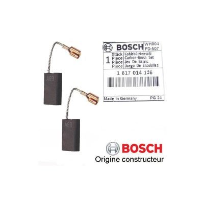 Charbon pour Marteaux GBH 11 DE / GSH 11 E 1617014126 Bosch BOSCH Charbon pour Marteaux GBH 11 DE / GSH 11 E 1617014126 - ABMAROC | Vente de matériel de bricolage, jardinage, électroportatif en ligne - Bricolage maroc