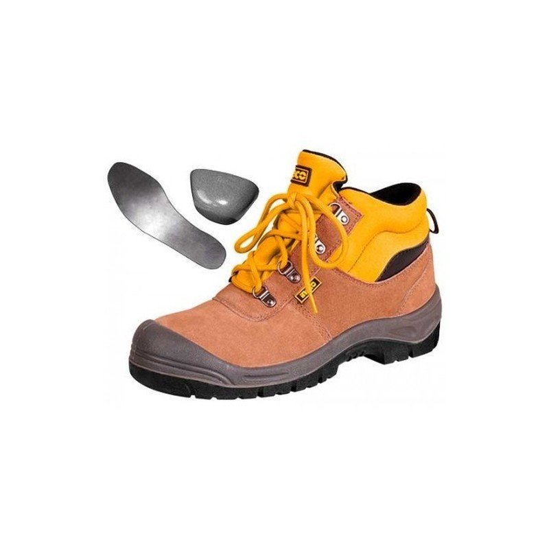 Chaussures sécurité Taille 43 SSH02S1P.43 Chaussures INGCO Chaussures sécurité Taille 43 SSH02S1P.43 - ABMAROC | Vente de matériel de bricolage, jardinage, électroportatif en ligne - Bricolage maroc