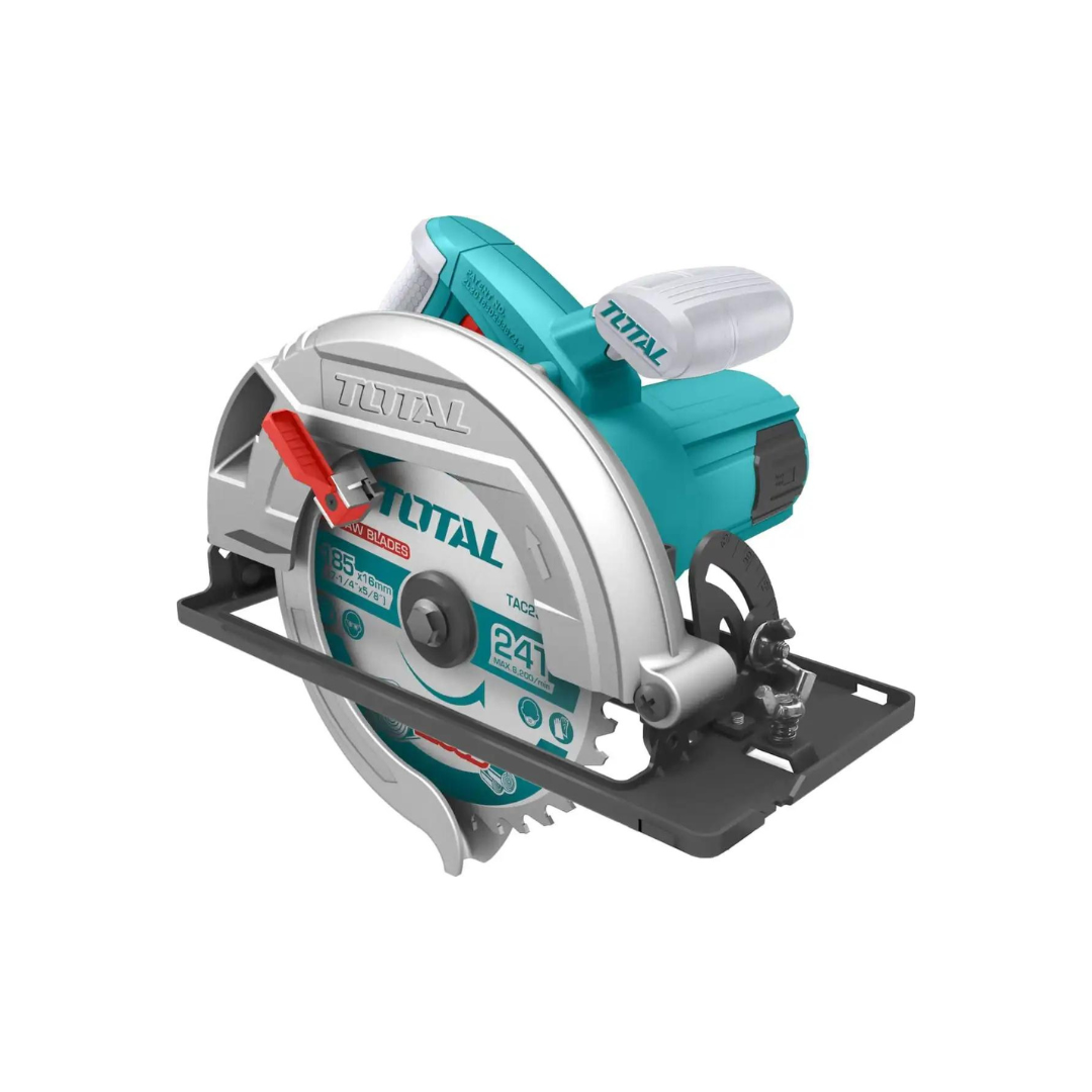 Scie circulaire 1600W-185mm Scie circulaire TOTAL Scie circulaire 1600W-185mm - ABMAROC | Vente de matériel de bricolage, jardinage, électroportatif en ligne - Bricolage maroc