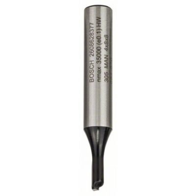 Fraise à rainurer droit 8mm D1 4 mm L 8 mm G 51mm 2608628377 Bosch BOSCH Fraise à rainurer droit 8mm D1 4 mm L 8 mm G 51mm 2608628377 - ABMAROC | Vente de matériel de bricolage, jardinage, électroportatif en ligne - Bricolage maroc