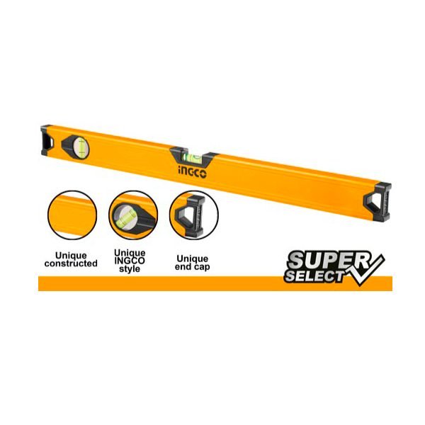 Niveau aluminium 60 cm SS INGCO INGCO Niveau aluminium 60 cm SS - ABMAROC | Vente de matériel de bricolage, jardinage, électroportatif en ligne - Bricolage maroc