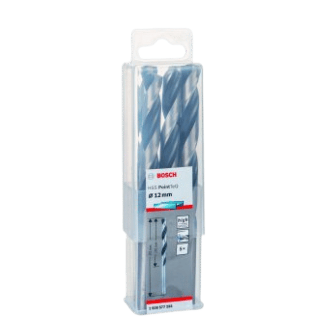 JEU 5 Forets à métaux HSS PointTeQ 12.0mm 2608577288 Bosch BOSCH JEU 5 Forets à métaux HSS PointTeQ 12.0mm 2608577288 - ABMAROC | Vente de matériel de bricolage, jardinage, électroportatif en ligne - Bricolage maroc