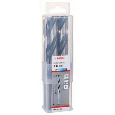 JEU 5 Forets à métaux HSS PointTeQ 13.0mm 2608577298 Bosch BOSCH JEU 5 Forets à métaux HSS PointTeQ 13.0mm 2608577298 - ABMAROC | Vente de matériel de bricolage, jardinage, électroportatif en ligne - Bricolage maroc