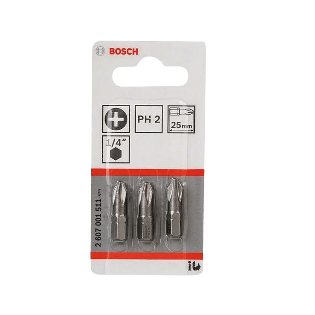 JEU DE 3 EMBOUTS PH3-25 EXTRA DUR 2607001515