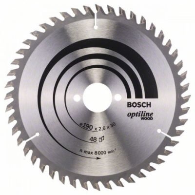 LAME CIRCUL.OPTILINE 190X30 LC2,6 D48 2608640617 Accessoires menuiserie BOSCH LAME CIRCUL.OPTILINE 190X30 LC2,6 D48 2608640617 - ABMAROC | Vente de matériel de bricolage, jardinage, électroportatif en ligne - Bricolage maroc