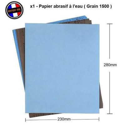 Nouvel Abrasif de poncage a main 230x280mm Grain 1500 – 100pcs 2608621542 Abrasifs Plateaux et autres BOSCH Nouvel Abrasif de poncage a main 230x280mm Grain 1500 – 100pcs 2608621542 - ABMAROC | Vente de matériel de bricolage, jardinage, électroportatif en ligne - Bricolage maroc