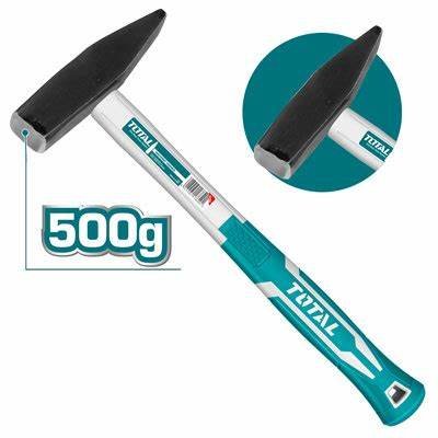 Marteau mécanicien 500g Marteaux TOTAL Marteau mécanicien 500g - ABMAROC | Vente de matériel de bricolage, jardinage, électroportatif en ligne - Bricolage maroc