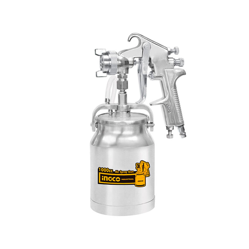 PISTOLET DE PEINTURE 1.8 MM 1000CC ASG3102 INGCO INGCO PISTOLET DE PEINTURE 1.8 MM 1000CC ASG3102 - ABMAROC | Vente de matériel de bricolage, jardinage, électroportatif en ligne - Bricolage maroc