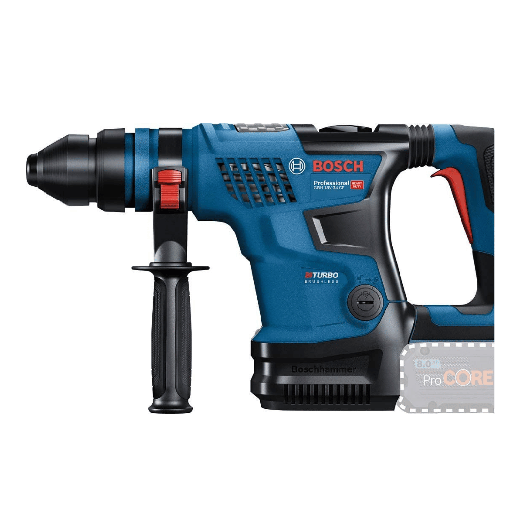 Perceuse à Percussion Sans fil GBH 18V-34 CF 0611914021 Bosch BOSCH Perceuse à Percussion Sans fil GBH 18V-34 CF 0611914021 - ABMAROC | Vente de matériel de bricolage, jardinage, électroportatif en ligne - Bricolage maroc