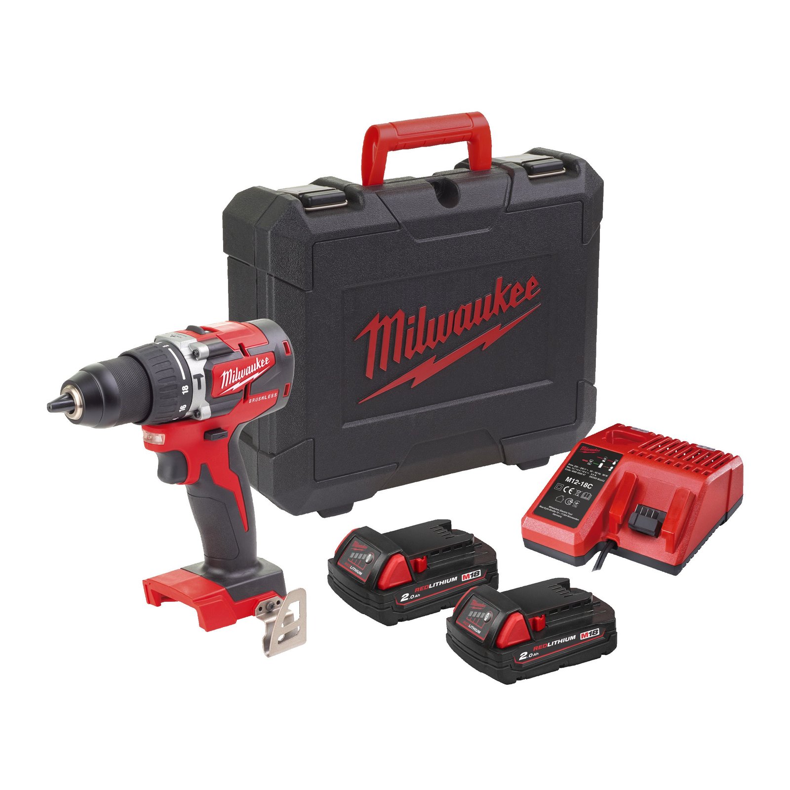 Perceuse percussion 18 volts brushless M18 CBLPD-202C Milwaukee | 4933464320 Outillage  Perceuse percussion 18 volts brushless M18 CBLPD-202C Milwaukee | 4933464320 - ABMAROC | Vente de matériel de bricolage, jardinage, électroportatif en ligne - Bricolage maroc