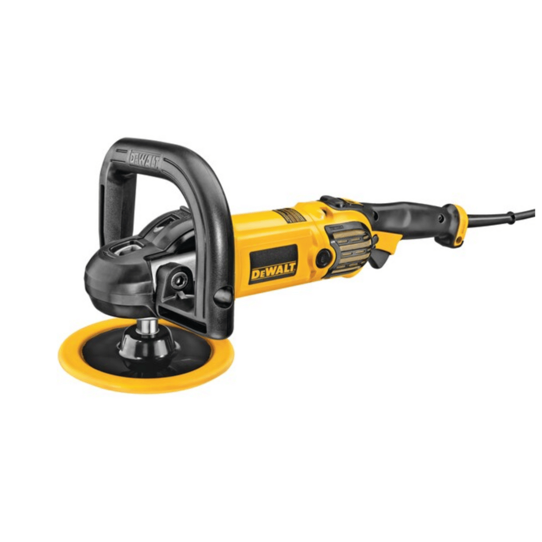 Polisseuse “Dewalt” 180mm 230mm 1150W Choix de l'équipe Choix de l'équipe Polisseuse “Dewalt” 180mm 230mm 1150W - ABMAROC | Vente de matériel de bricolage, jardinage, électroportatif en ligne - Bricolage maroc