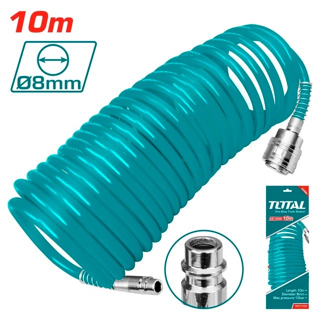 Tuyau d’air 10M TOTAL Arrosage & Tuyaux TOTAL Tuyau d’air 10M TOTAL - ABMAROC | Vente de matériel de bricolage, jardinage, électroportatif en ligne - Bricolage maroc