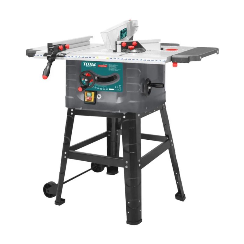 Banc de scie 1500W Outils Menuiserie TOTAL Banc de scie 1500W - ABMAROC | Vente de matériel de bricolage, jardinage, électroportatif en ligne - Bricolage maroc
