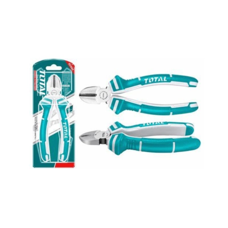 Pince Coupante Diagonale 7″/180mm TOTAL Outils à main TOTAL Pince Coupante Diagonale 7″/180mm TOTAL - ABMAROC | Vente de matériel de bricolage, jardinage, électroportatif en ligne - Bricolage maroc