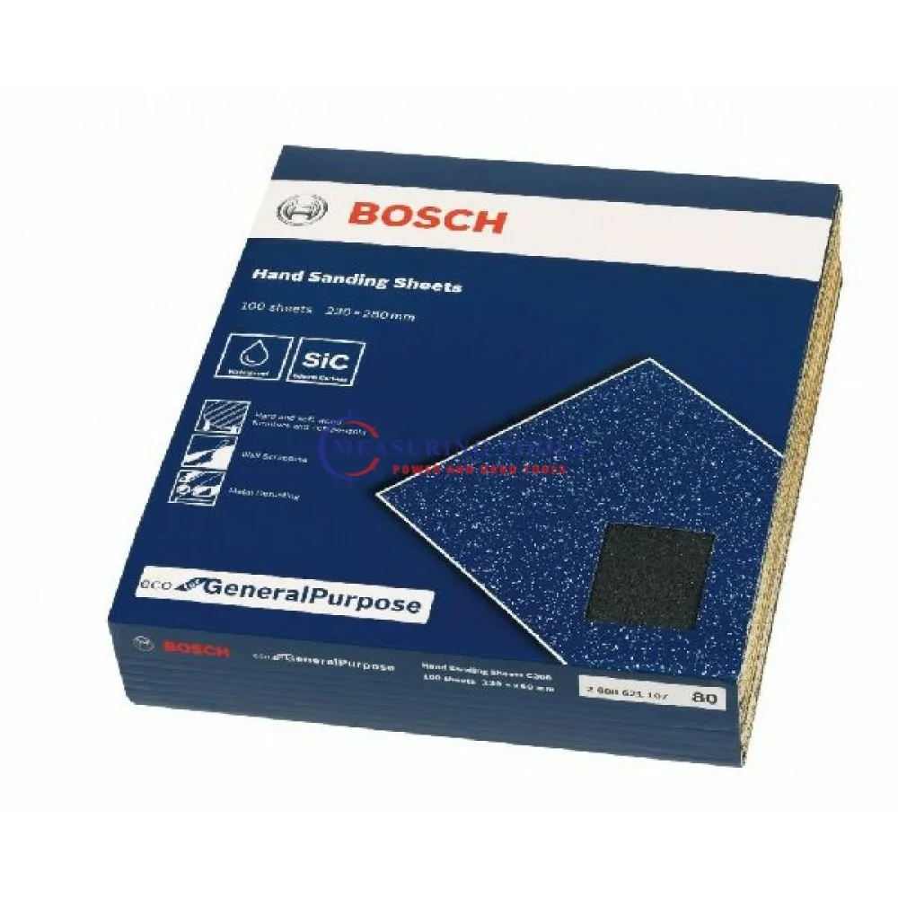 Nouvel Abrasifs de poncage a main 230x280mm Grain 60 – 100pcs 2608621527 Abrasifs Plateaux et autres BOSCH Nouvel Abrasifs de poncage a main 230x280mm Grain 60 – 100pcs 2608621527 - ABMAROC | Vente de matériel de bricolage, jardinage, électroportatif en ligne - Bricolage maroc