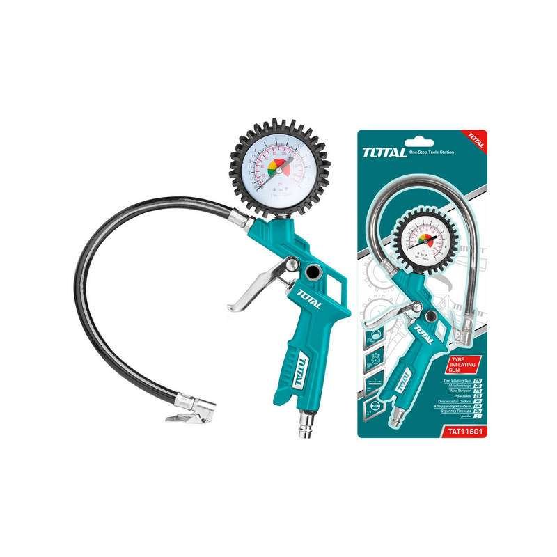 Pistolet de gonflage pneumatique Outils pneumatiques TOTAL Pistolet de gonflage pneumatique - ABMAROC | Vente de matériel de bricolage, jardinage, électroportatif en ligne - Bricolage maroc