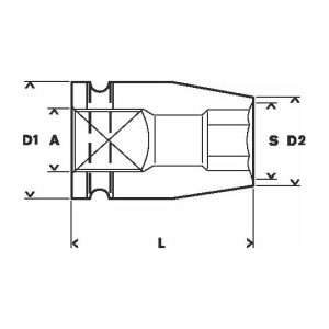 DOUILLE 6 PANS 1/2''X27XM18 1608555059