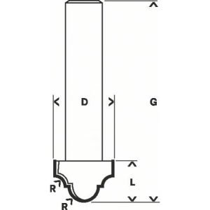 FRAISE A PROFILER 2 C ROUL TYPE H 2608628398