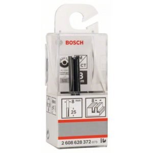 Fraise à rainurer droit-8mm,D1 8mm,L25,4mm,G 56mm 2608628372