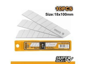 BOITE DE 10 LAMES DE CUTTER 18*100MM HKNSB112