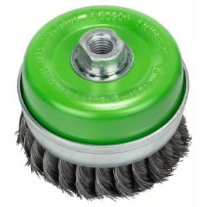 BROSSE BOISSEAU BOSCH INOX 100MM M14 0,35 HFI 2608622105