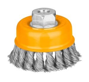 Brosse métallique torsadée 100mm Accessoires menuiserie INGCO Brosse métallique torsadée 100mm - ABMAROC | Vente de matériel de bricolage, jardinage, électroportatif en ligne - maroc Bricolage brosse métallique torsadée 100mm WB21001