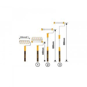 Brosses cylindrique télescopique HRHT442302T