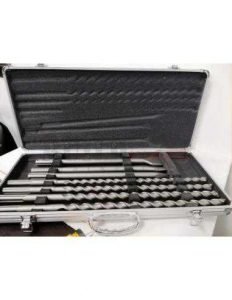 COFFRET ALU DE 4 FORETS ET 3 BURINS SDS MAX AKD5075