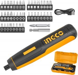 INGCO VISSEUSE SANS FIL A BATTERIE LI-ION 4V 46pcs - CSDLI0403