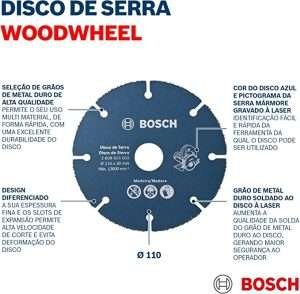 Carbide Multi Wheel Cutting Disc - Multi-Material, Diameter 115 mm 2608623003