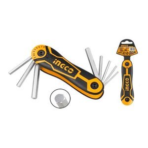 Clés Hex 8pcs 2-8mm Clés INGCO Clés Hex 8pcs 2-8mm - ABMAROC | Vente de matériel de bricolage, jardinage, électroportatif en ligne - maroc Bricolage Clés Hex 8pcs 2-8mm HHK14081