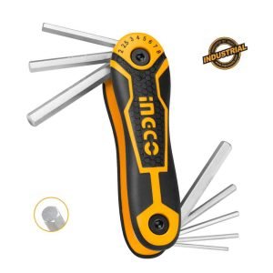 Clés Hex 8pcs 2-8mm Clés INGCO Clés Hex 8pcs 2-8mm - ABMAROC | Vente de matériel de bricolage, jardinage, électroportatif en ligne - maroc Bricolage Clés Hex 8pcs 2-8mm HHK14081