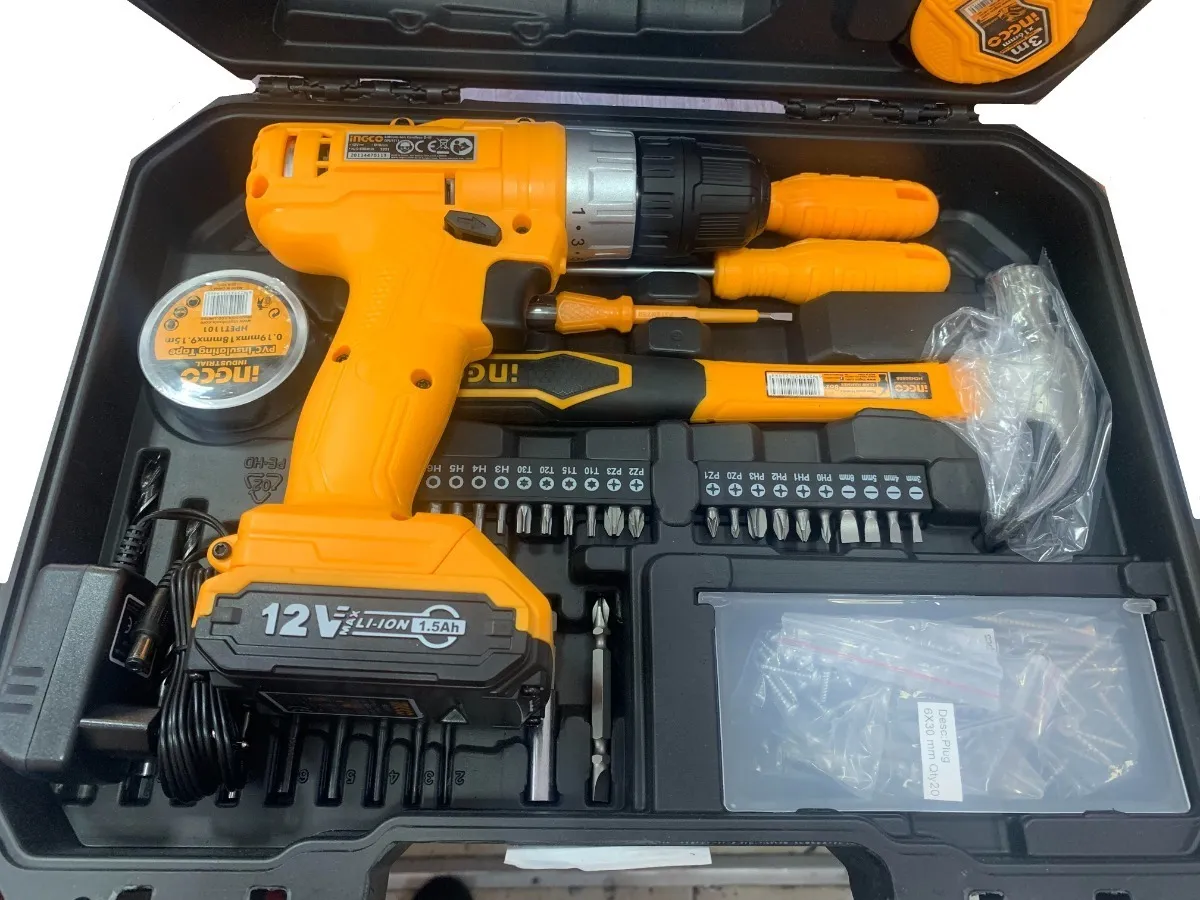 Coffret visseuse 12V + 126 outils/accessoires 