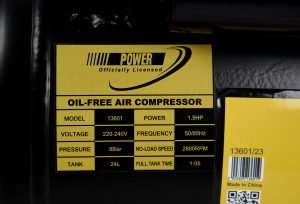 Compresseur silencieux 24L POWER 1.5HP-