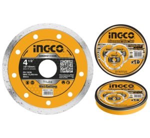 DISQUE DIAMANT A EAU 115MM Disque de coupure INGCO DISQUE DIAMANT A EAU 115MM - ABMAROC | Vente de matériel de bricolage, jardinage, électroportatif en ligne - Bricolage maroc