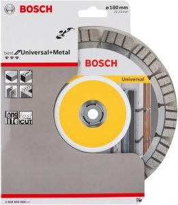 DISQUE DIAMANT UNIVERSEL+METAL 180MM 2608602664