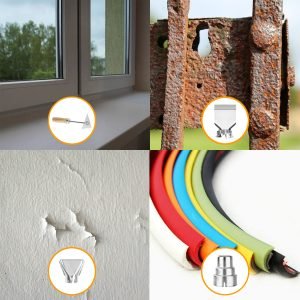 Décapeur thermique 2000W LCD +3buses + 1racleur SI hg200058 Décapeur INGCO Décapeur thermique 2000W LCD +3buses + 1racleur SI hg200058 - ABMAROC | Vente de matériel de bricolage, jardinage, électroportatif en ligne - maroc Bricolage Décapeur thermique 2000W LCD +3buses + 1racleur SI hg200058