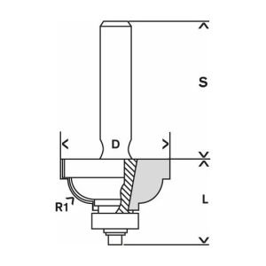 FRAISE A PROFILER 2 C ROUL TYPE F 2608628356