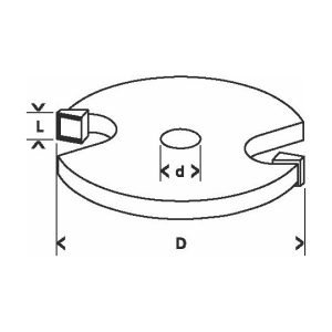 FRAISE CIRCUL A RAINER D32 EP6 2 COUPES 2608628404