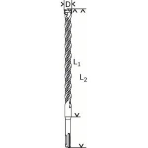  Forets SDS-plus-5 - 10 x 200 x 265 mm 2608585628