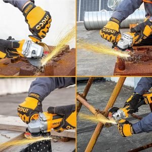 Ingco meuleuse d'angle sans fil 20v outil de coupe sans balais cagli201158