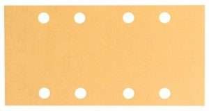 JEU 10 10 x PAPIER ABRASIF BOSCH GSS 23 A GR80 2608605255